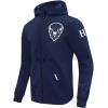 Pro Standard NCAA mens Mens College Classic Chenille Cotton Double Knit Full Zip Hoodie(Midnight Navy)
