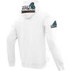 Pro Standard NCAA mens Mens College Classic Chenille Cotton Double Knit Full Zip Hoodie(White)