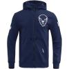 Pro Standard NCAA mens Mens College Classic Chenille Cotton Double Knit Full Zip Hoodie(Midnight Navy)