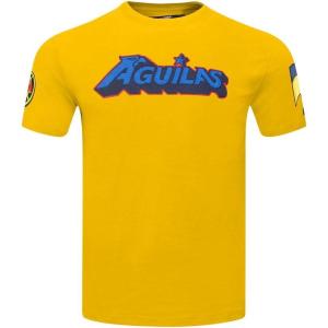 Pro Standard Men’s Liga Mx Stadium Standard Cotton Short Sleeve Shirt(Yellow)