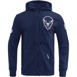 Pro Standard NCAA mens Mens College Classic Chenille Cotton Double Knit Full Zip Hoodie(Midnight Navy)
