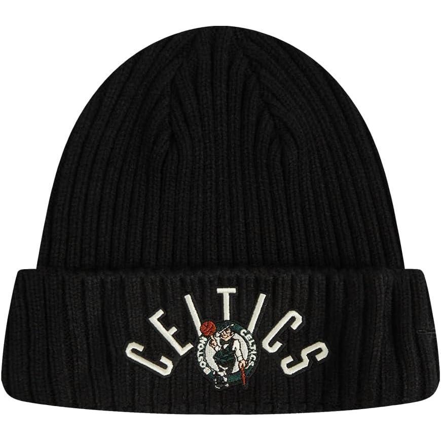 imagePro Standard NBA Boston Celtics Modern Originals Heavyweight Knit Beanie Unlined Cuffed Black Os