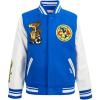 Pro Standard BIG BOYS LIGA MX STADIUM WOOL PU VARSITY JACKET(Royal Blue/White)
