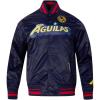 Pro Standard MENS LIGA MX STADIUM SATIN SATIN JACKET(Midnight Navy/Red/Midnight Navy)