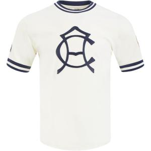 Mens LIGA MX Premium Cotton Double Knit S/S TEE(Eggshell/ Midnight Navy)