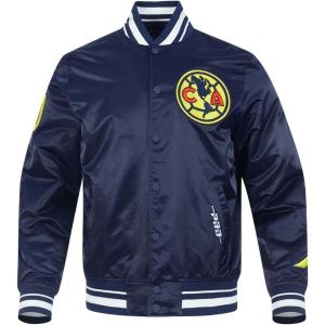 Pro Standard MENS LIGA MX STADIUM SATIN SATIN JACKET(Midnight Navy)