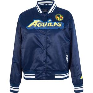 Pro Standard WOMENS LIGA MX STADIUM SATIN SATIN JACKET(Midnight Navy)