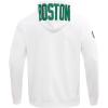Pro Standard Mens NBA Boston Celtics Classic Chenille Full Zip Hoodie White Xl