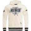 Pro Standard Mens NHL Retro Classics Brushed Back French Terry Pull Over Hoodie(Eggshell/ Black)