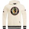 Pro Standard Mens NHL Retro Classics Brushed Back French Terry Pull Over Hoodie(Eggshell/ Black)