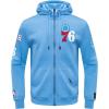 Pro Standard NBA mens Mens Nba Classic Chenille Cotton Double Knit Full Zip Hoodie(University Blue)