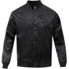 Pro Standard Mens NBA Classic Triple Black Satin Jacket(Triple Black)