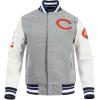 Pro Standard Mens NFL Old English Varsity Jacket(Grey)