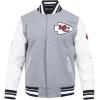 Pro Standard Mens NFL Old English Varsity Jacket(Grey)
