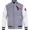 Pro Standard Mens NFL Old English Varsity Jacket(Grey)