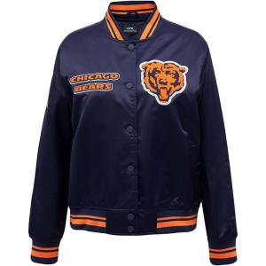 Pro Standard Womens NFL Retro Classics Satin Jacket(Blue)