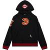 Pro Standard NBA boys Big Boys Nba Retro Classics Fleece Pull Over Hoodie(Black/Red/Black)
