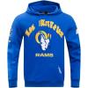 Pro Standard Mens NFL Old English Brushed Back French Terry Pull Over Hoodie(Blue)