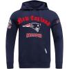 Pro Standard Mens NFL Old English Brushed Back French Terry Pull Over Hoodie(Blue)