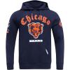 Pro Standard Mens NFL Old English Brushed Back French Terry Pull Over Hoodie(Blue)