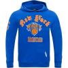 Pro Standard Mens NBA Old English Pull Over Hoodie(Royal Blue)