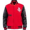 Pro Standard Mens NBA Old English Varsity Jacket(Red/Black)
