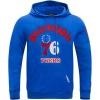 Pro Standard Mens NBA Old English Pull Over Hoodie(Royal Blue)