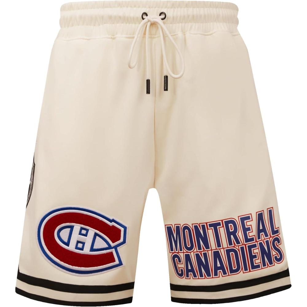 imageMens NHL Classic Chenille Athletic ShortEggshell Black