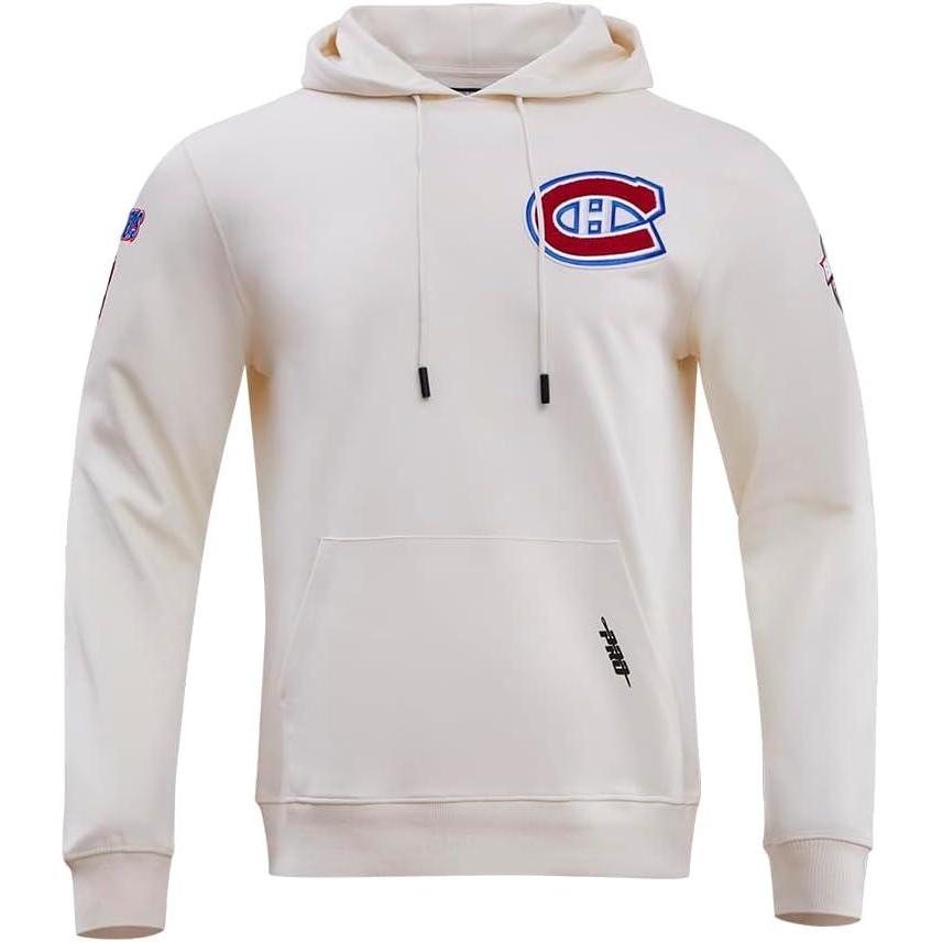 imagePro Standard Mens NHL Classic Chenille Pull Over HoodieEggshell