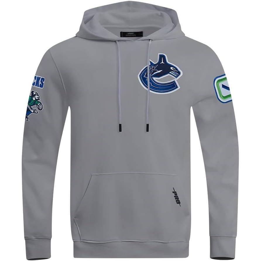 imagePro Standard Mens NHL Classic Chenille Pull Over HoodieGray