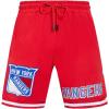 Mens NHL Classic Chenille Athletic Short(Red)