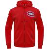 Pro Standard Mens NHL Classic Chenille Full Zip Hoodie(Red)