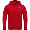 Pro Standard Mens NHL Classic Chenille Pull Over Hoodie(Red)