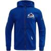 Pro Standard Mens NHL Classic Chenille Full Zip Hoodie(Dodger Blue)