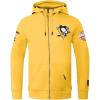 Pro Standard Mens NHL Classic Chenille Full Zip Hoodie(Yellow)
