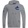 Pro Standard Mens NHL Classic Chenille Pull Over Hoodie(Gray)