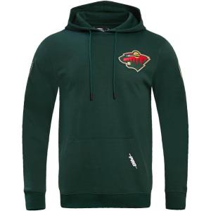 Pro Standard Mens NHL Classic Chenille Pull Over Hoodie(Team Color)
