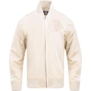 Pro Standard Mens NHL Neutral Twill Jacket(Eggshell)