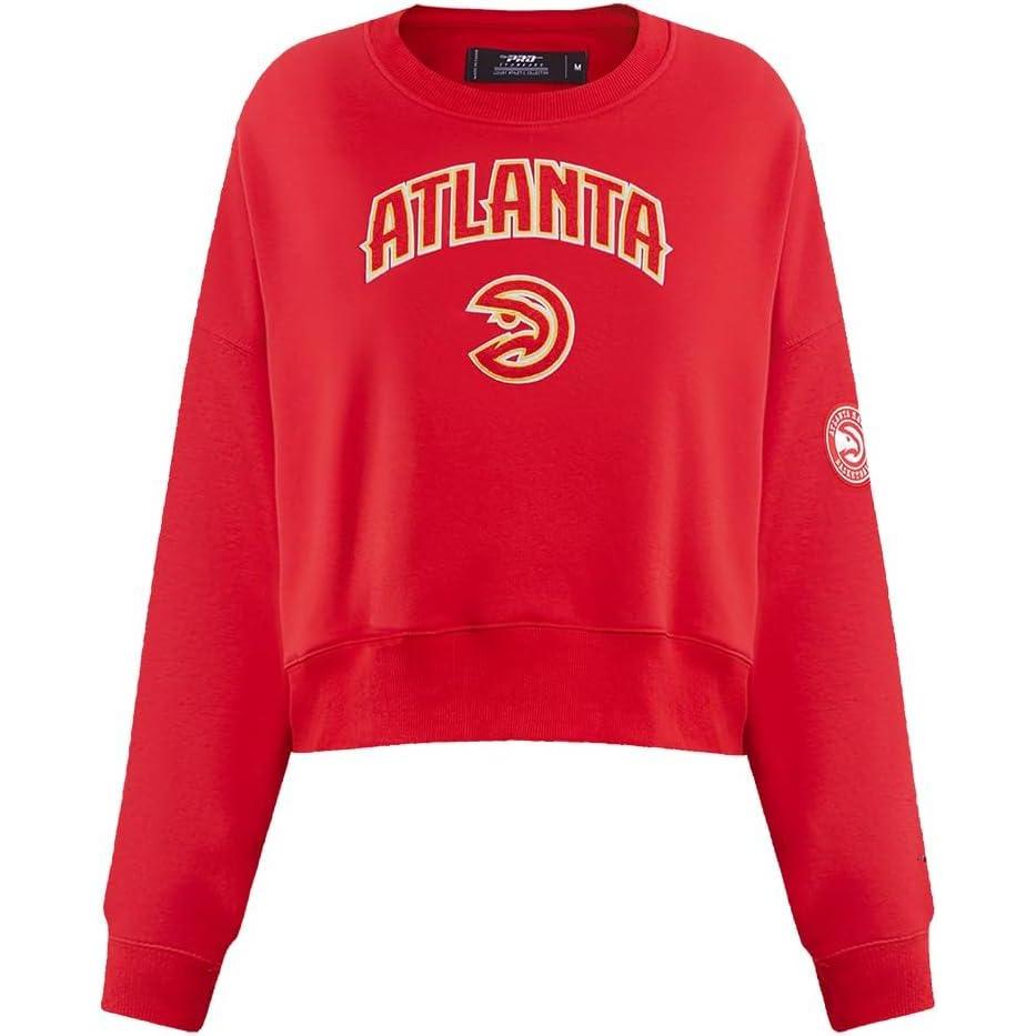 imagePro Standard Womens NBA Classic Chenille Crewneck SweatshirtTeam Color