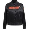 Pro Standard Womens NBA Classic Chenille Satin Jacket(Black)