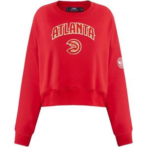 Pro Standard Womens NBA Classic Chenille Crewneck Sweatshirt(Team Color)