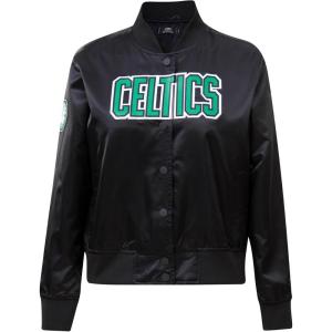 Pro Standard Womens NBA Classic Chenille Satin Jacket(Black)