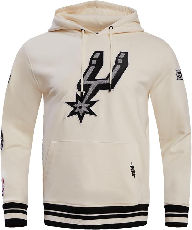 imagePro Standard Mens NBA Retro Classics Pull Over HoodieEggshell Black