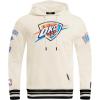 Pro Standard Mens NBA Retro Classics Pull Over Hoodie(Eggshell/ Black)