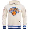 Pro Standard Mens NBA Retro Classics Pull Over Hoodie(Eggshell/Royal Blue)