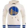 Pro Standard Mens NBA Retro Classics Pull Over Hoodie(Eggshell/Royal Blue)