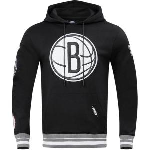 Pro Standard Mens NBA Retro Classics Pull Over Hoodie(Black/Gray)