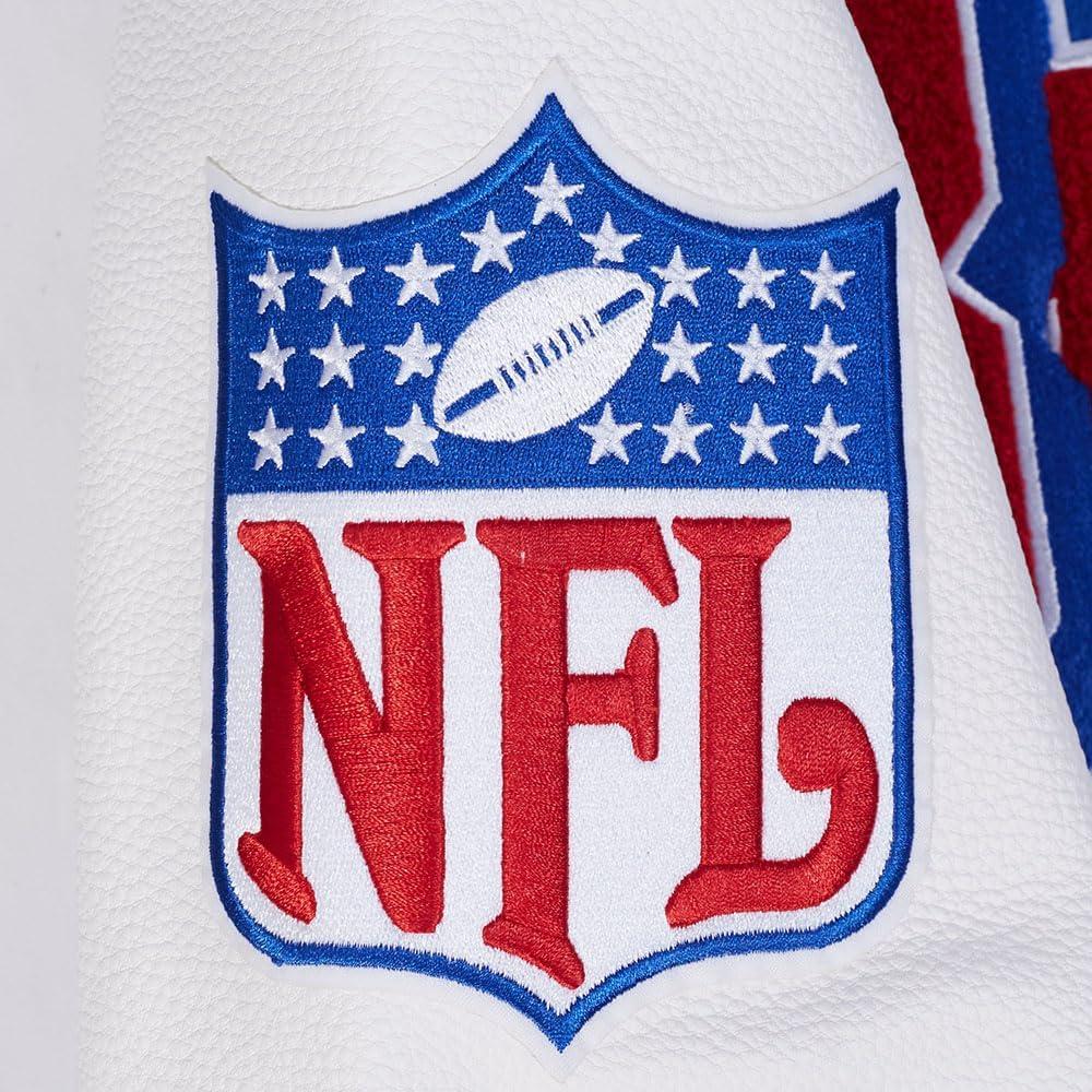 image:imagePro Standard Mens NFL Best Of Varsity JacketRoyal BlueRed