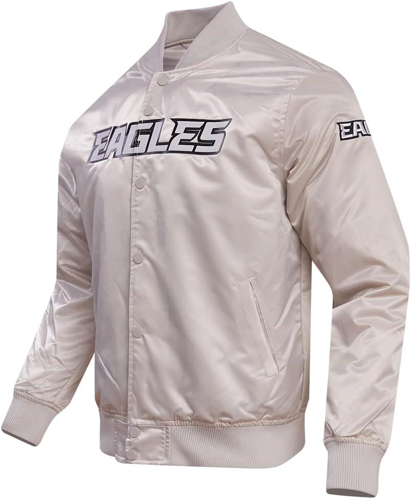 image:imagePro Standard Mens NFL Classic Satin JacketSilver