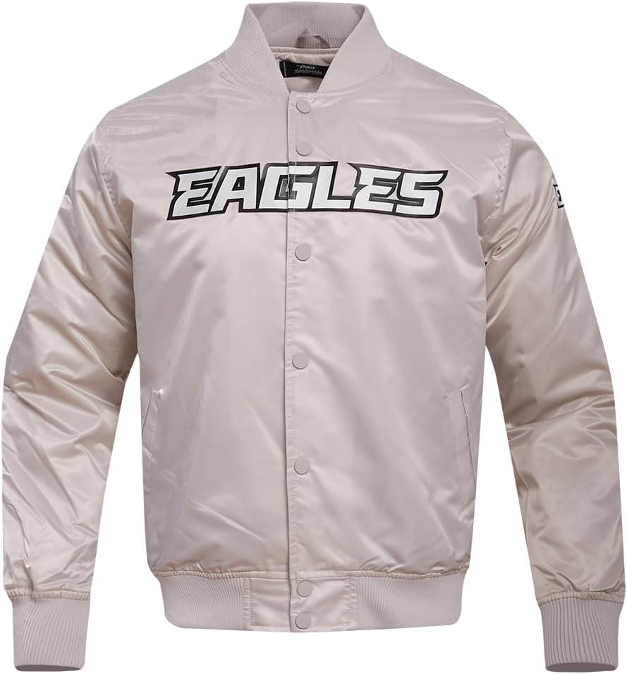 image:imagePro Standard Mens NFL Classic Satin JacketSilver